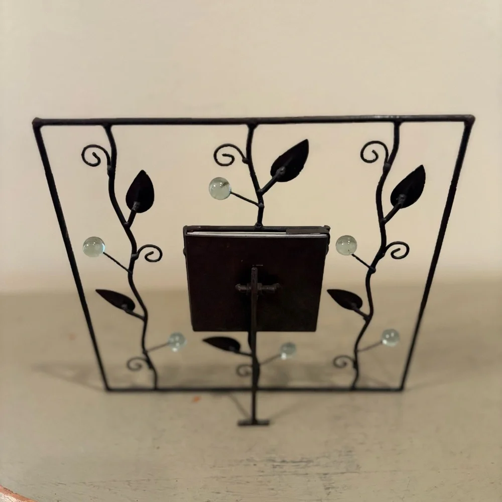 Pier 1 Imports Metal Tree Of Life 3X3 Standing Picture Frame